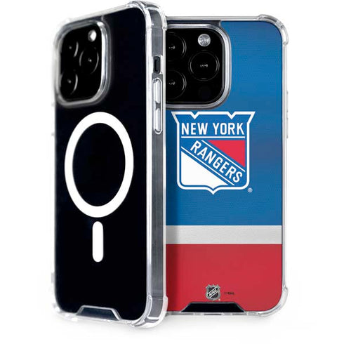 NHL New York Rangers Jersey iPhone 15 Pro MagSafe Case